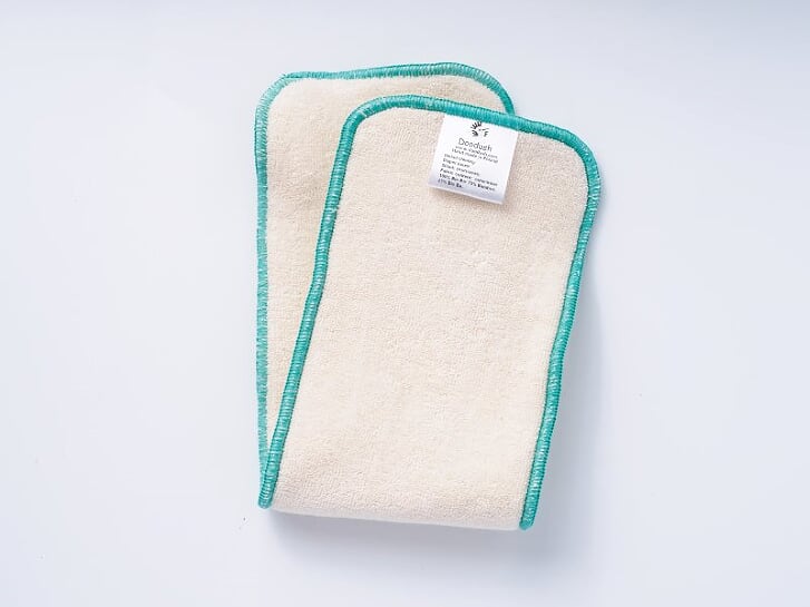 Doodush Saugeinlage Nature 4 Lagen (grün) 12X35cm