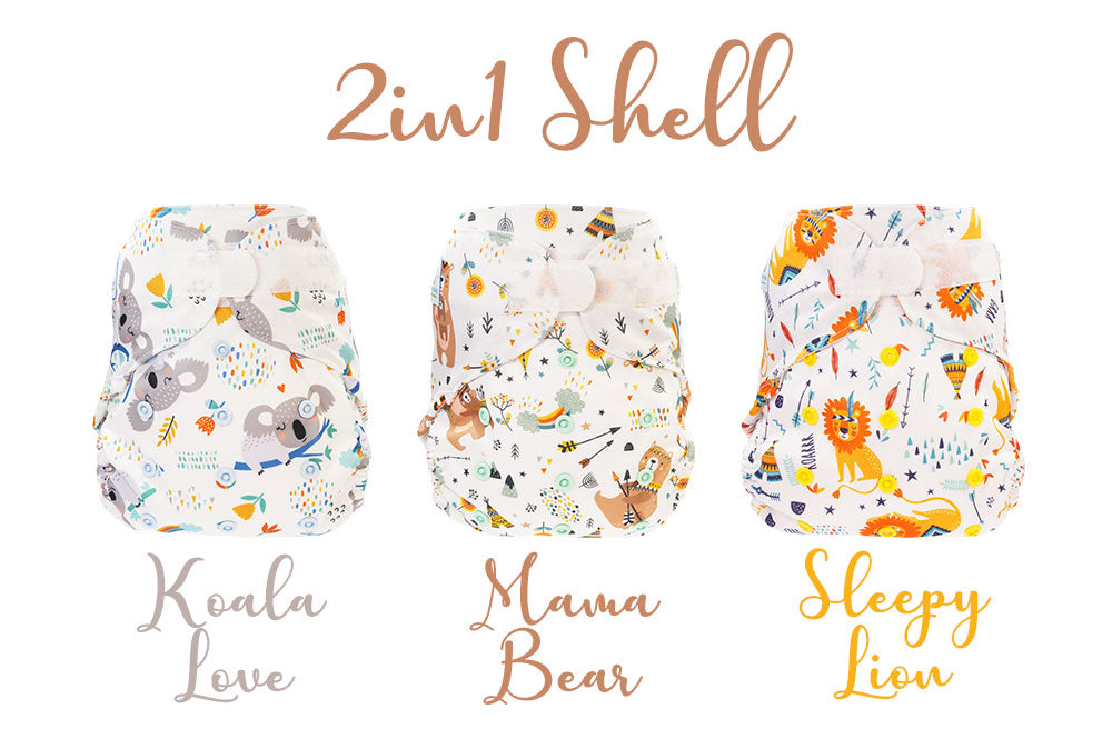 Blümchen 2in1 OneSize Shell