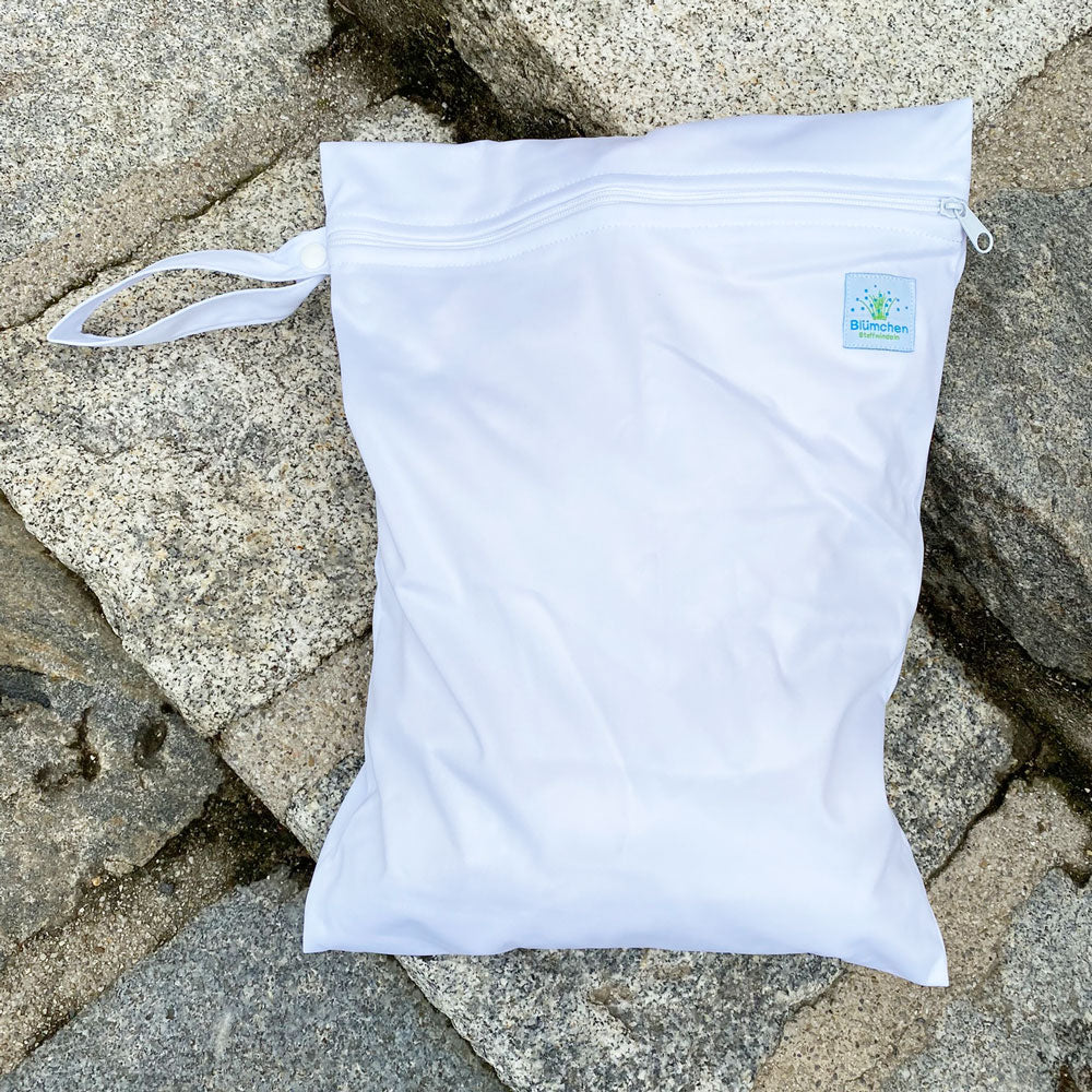 Blümchen Windelsack/ Wetbag PUL mit Zip
