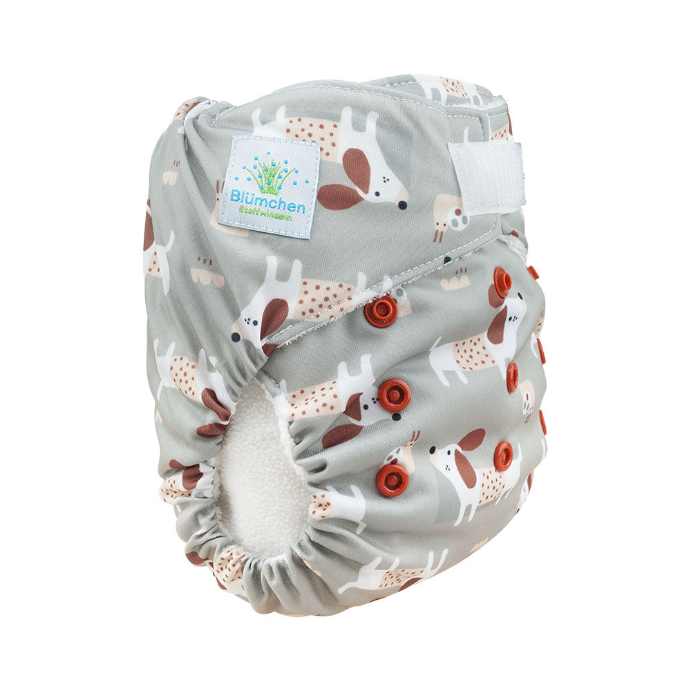 Blümchen All in One Bambus (Ohne Saugkern) One Size (3,5-15kg)