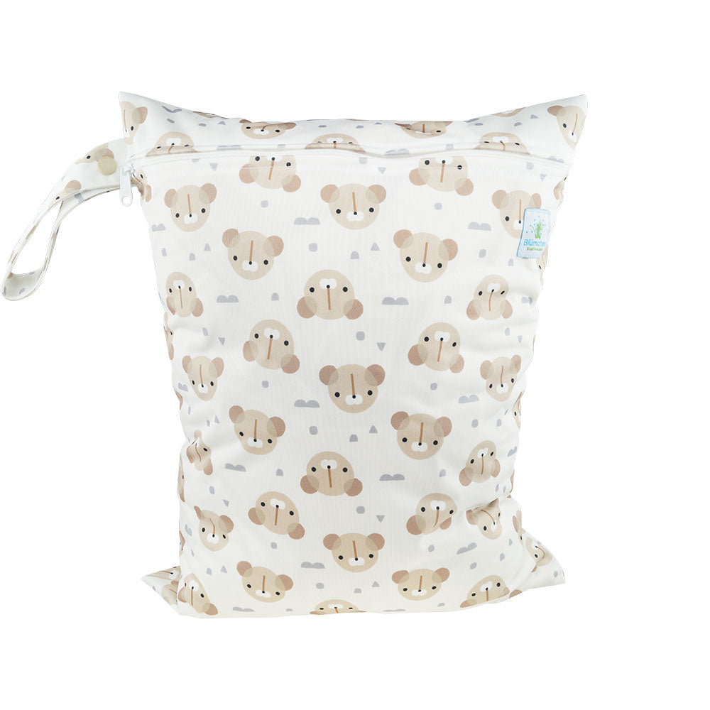 Blümchen Windelsack/ Wetbag PUL mit Zip