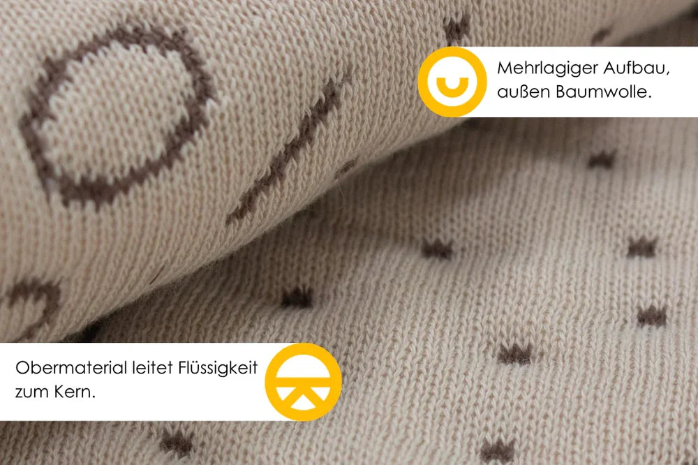 kniti core – saugstarke Einlage mit TSAcore Technologie