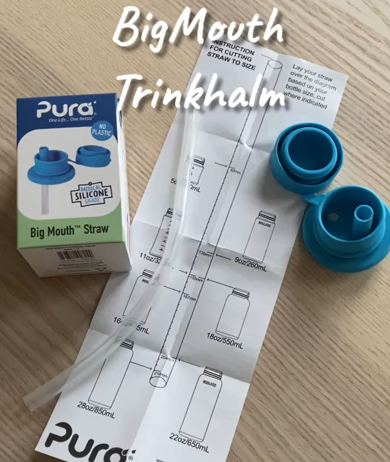 Pura SPORT Trinkhalm & Sportverschluss aus Silikon