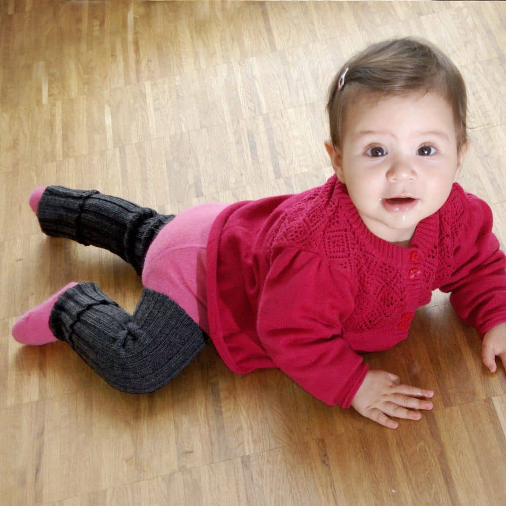 Stulpen Baby Alpaka anthrazit