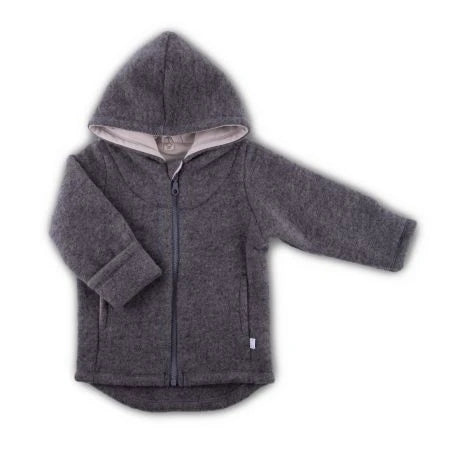 Iobio Jacke mit Kapuze Wollfleece GOTS Neu
