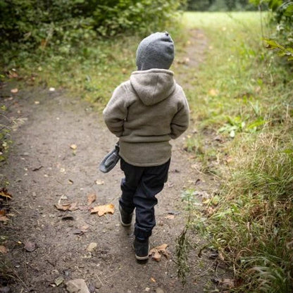 Iobio Jacke mit Kapuze Wollfleece GOTS Neu