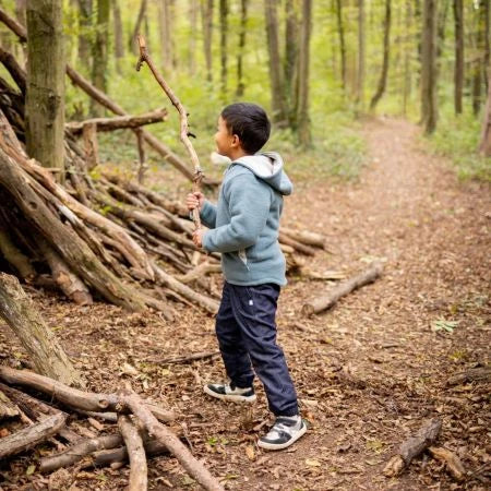 Iobio Jacke mit Kapuze Wollfleece GOTS Neu