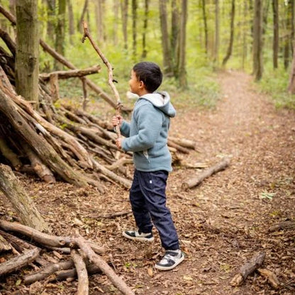 Iobio Jacke mit Kapuze Wollfleece GOTS Neu