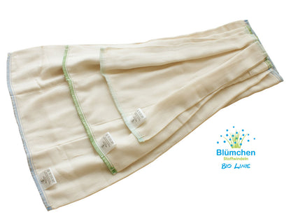 Blümchen Prefold Twill – Bio-Baumwolle