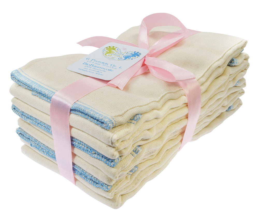 Blümchen Prefold Twill – Bio-Baumwolle