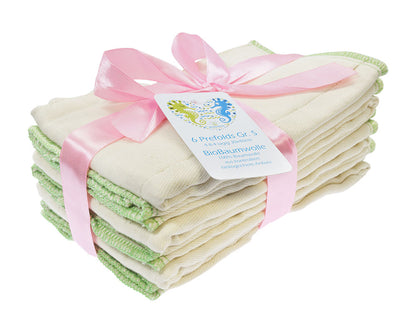 Blümchen Prefold Twill – Bio-Baumwolle