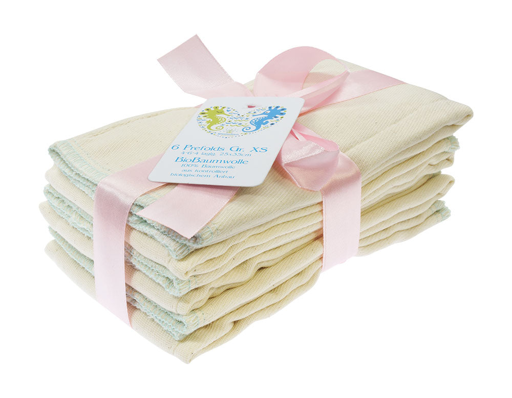 Blümchen Prefold Twill – Bio-Baumwolle
