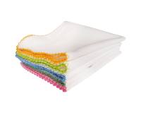 Blümchen große BIO-Taschentücher / Reinigungstücher (5 Stück)