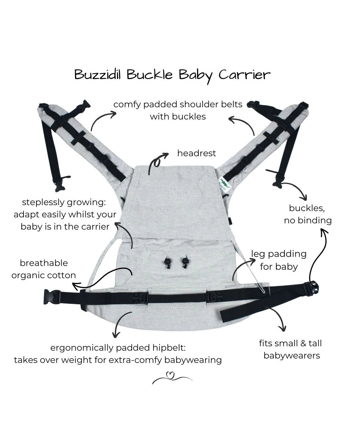 Buzzidil Babytrage Triangle Aspects Standard
