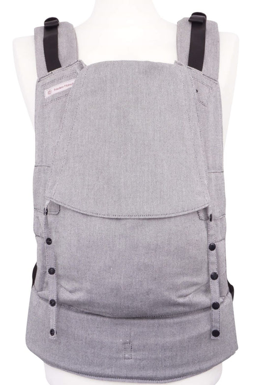 Fräulein Hübsch - Babytrage Fullbuckle Onesize „Silver“