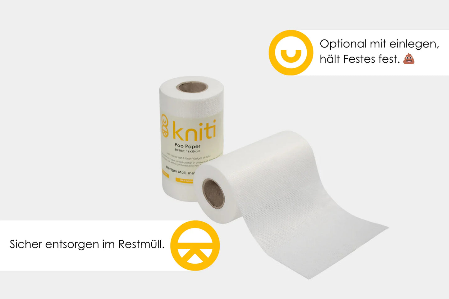 Kniti Poo-Paper / Windelvlies für Stoffwindeln