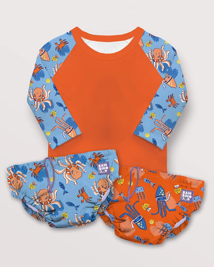 Bambino Mio Schwimm-Essentials Set - Wellen 6-12 Monate