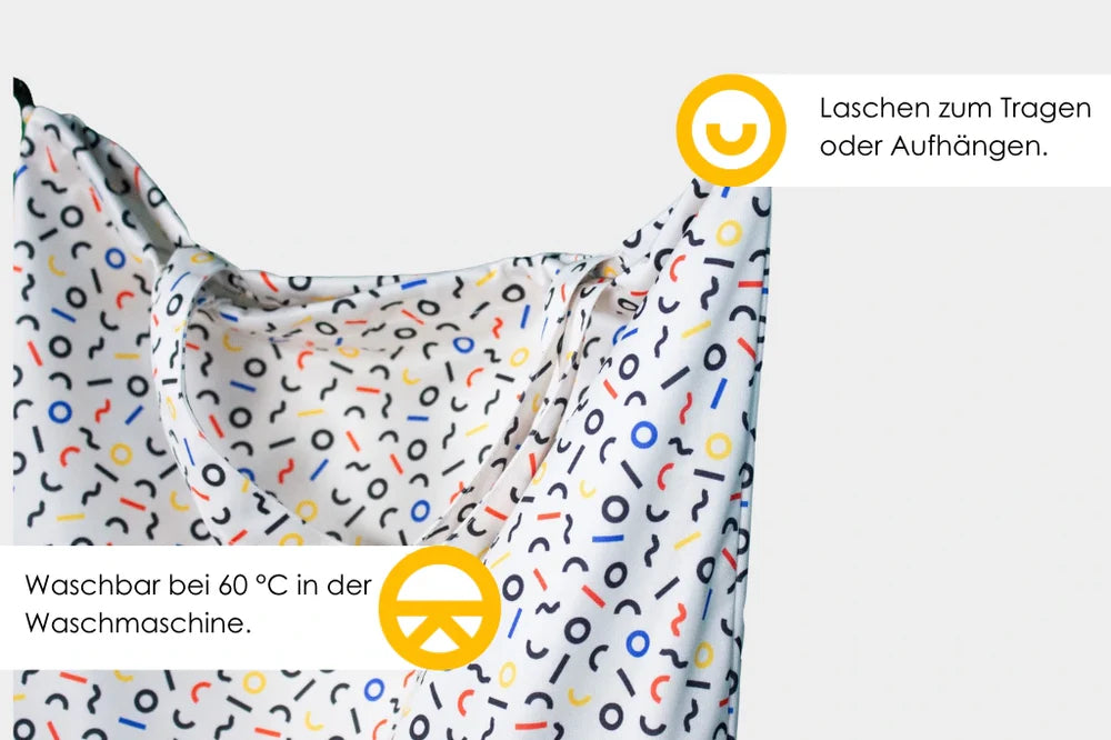 Kniti Wetbag Wäschesack für Stoffwindeln – Pail Liner 40x50 cm