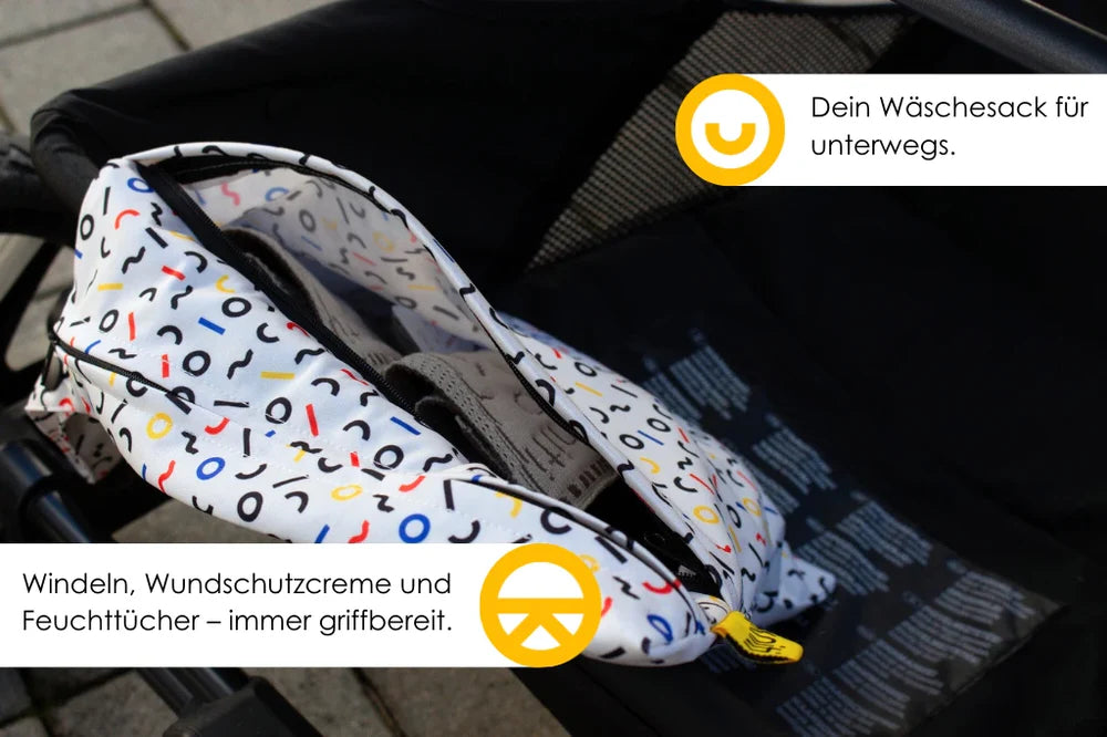 Kniti Wetbag für Unterwegs - Windelsack mit Nassfach