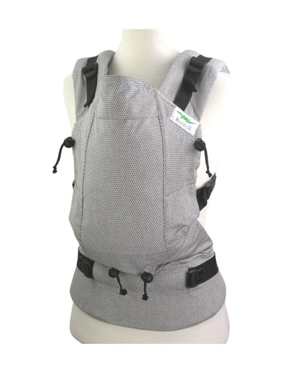 Buzzidil BuzziBreeze Baby Facette Monochrome 0-24 Monate - Fullbuckle Sommer-Babytrage