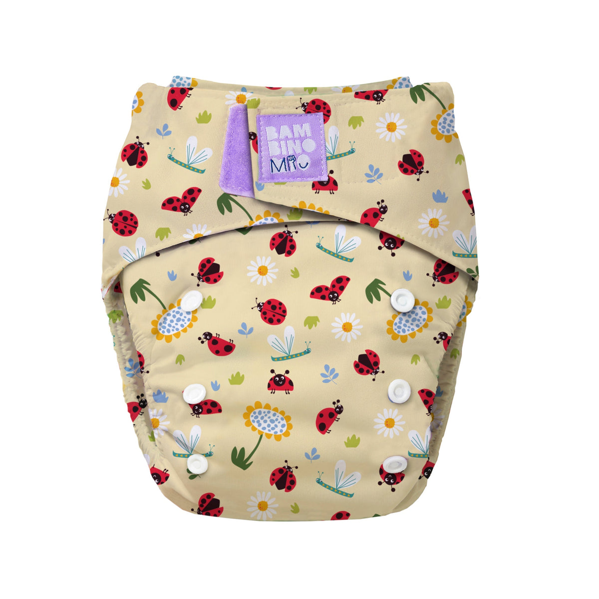 Bambino Mio Revolutionäre Windel - Pocketwindel – Design Flatter & Blüte mit Schmetterlingen und Blumen