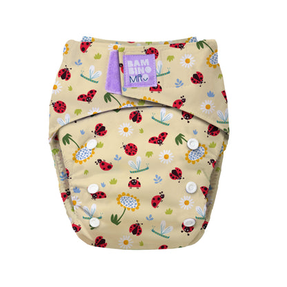 Bambino Mio Revolutionäre Windel - Pocketwindel – Design Flatter & Blüte mit Schmetterlingen und Blumen