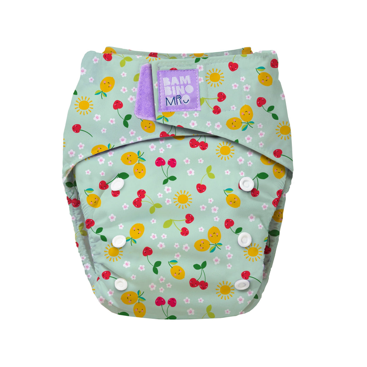 Bambino Mio Revolutionäre Windel - Pocketwindel – Design Fruchtzauber mit bunten Früchten