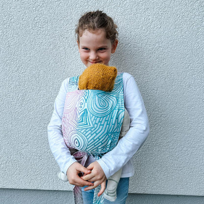 Hoppediz Puppentrage Jaipur Creme