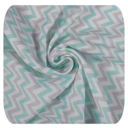 XKKO BMB Musselin Bambuswindeln 70x70cm - Scandinavian Mint MIX 3er Pack