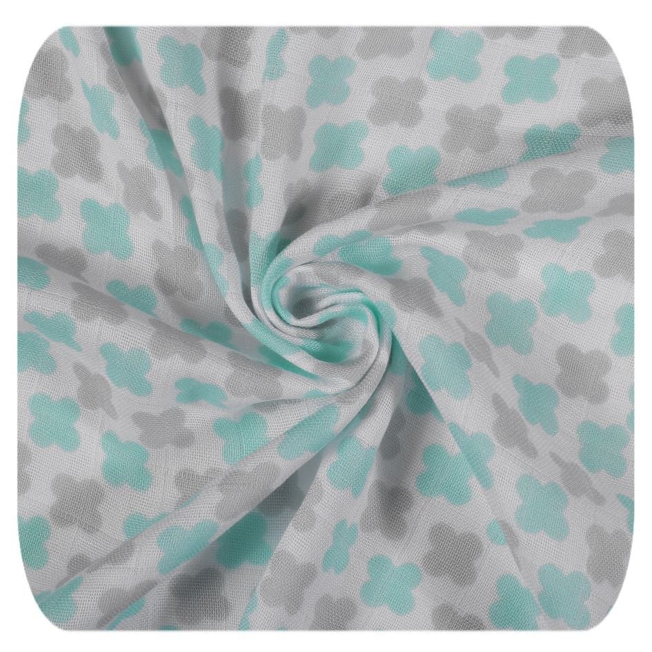 XKKO BMB Musselin Bambuswindeln 70x70cm - Scandinavian Mint MIX 3er Pack